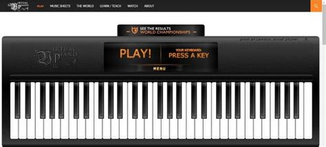 Virtual piano – Play piano online .
